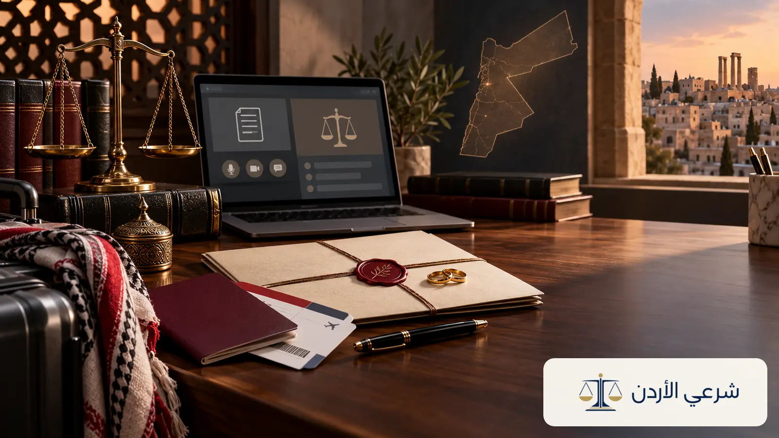 رفع دعوى الخلع من خارج الأردن عبر التوكيل أمام المحكمة الشرعية