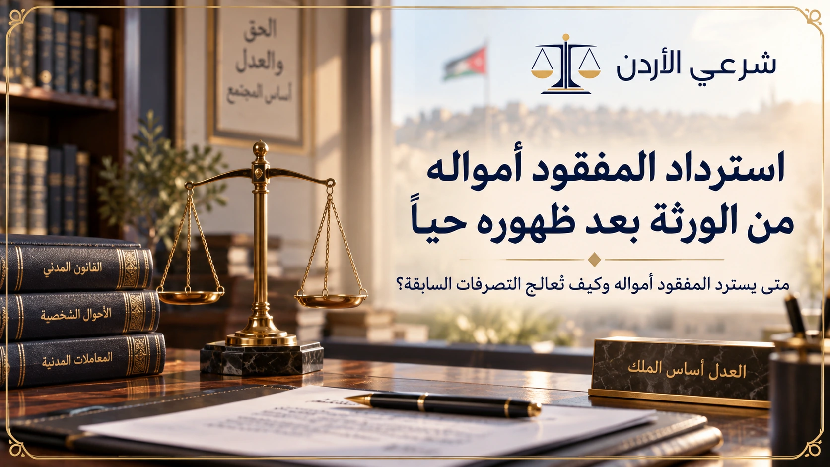 استرداد المفقود أمواله من الورثة بعد ظهوره حياً
