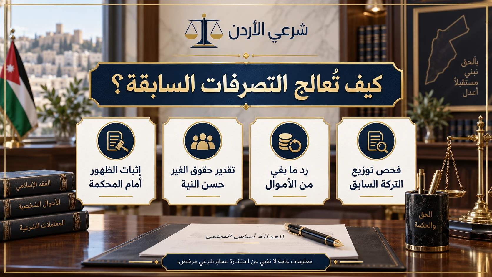 كيف تعالج التصرفات السابقة بعد ظهور المفقود