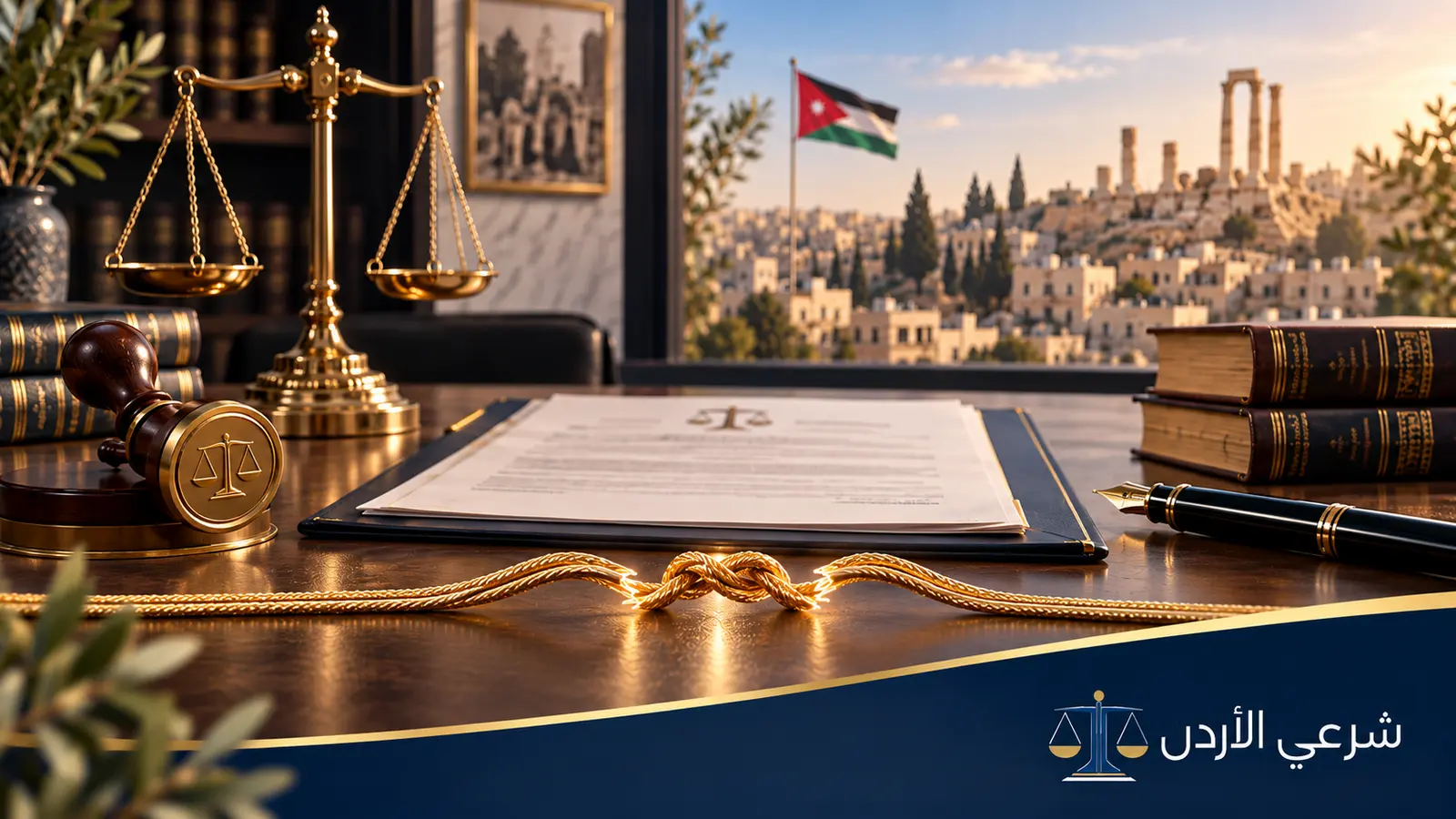 غلاف يرمز إلى إثبات الرجعة وتسجيلها بعد الطلاق الرجعي في الأردن